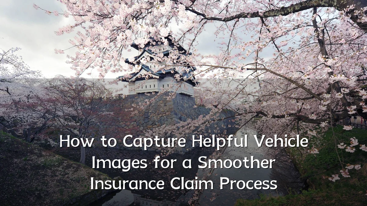 How to Capture Helpful Vehicle Images for a Smoother Insurance Claim Process