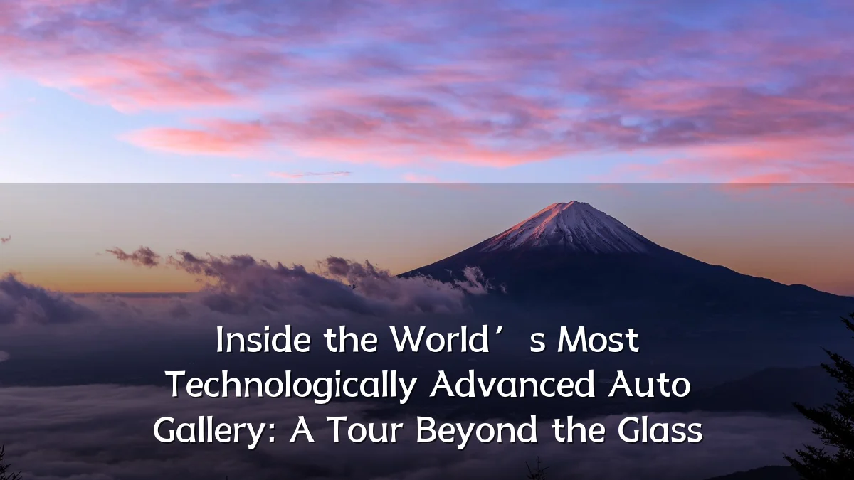 Inside the World’s Most Technologically Advanced Auto Gallery: A Tour Beyond the Glass