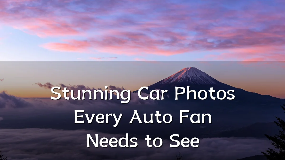 Stunning Car Photos Every Auto Fan Needs to See