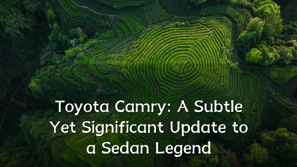Toyota Camry: A Subtle Yet Significant Update to a Sedan Legend