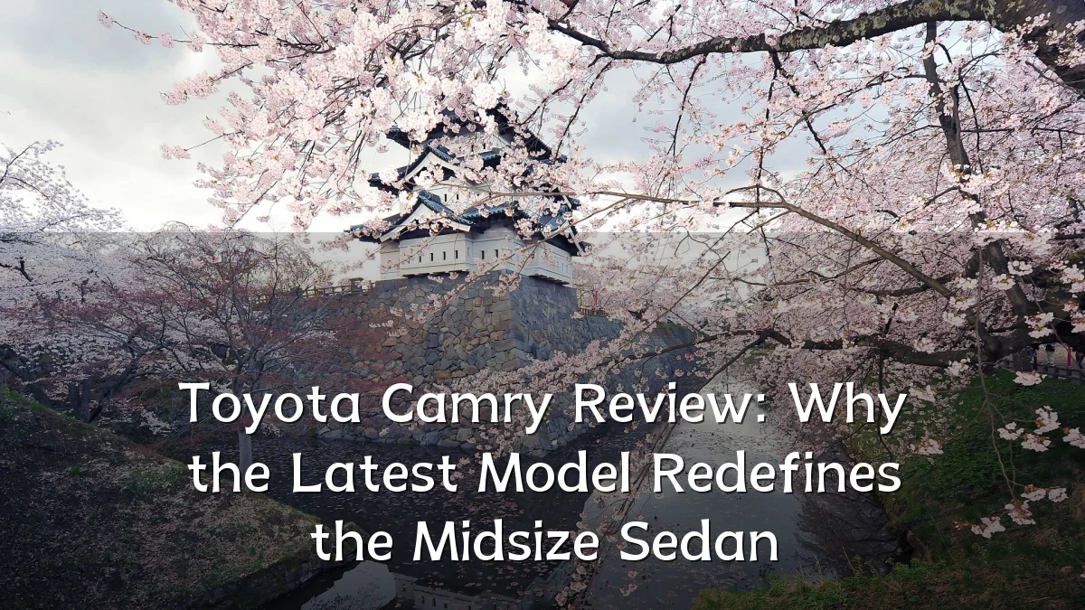 Toyota Camry Review: Why the Latest Model Redefines the Midsize Sedan