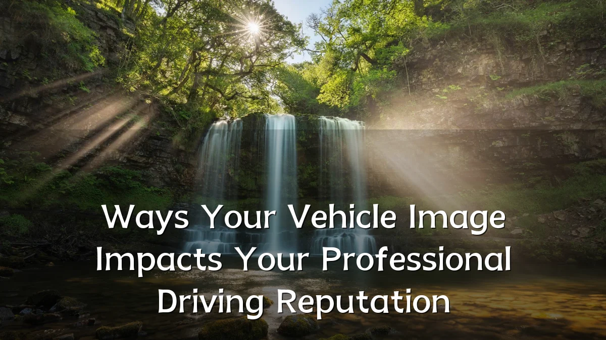 Ways Your Vehicle Image Impacts Your Professional Driving Reputation