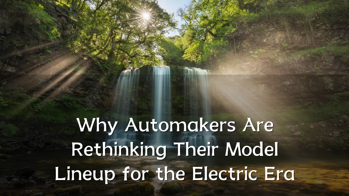 Why Automakers Are Rethinking Their Model Lineup for the Electric Era