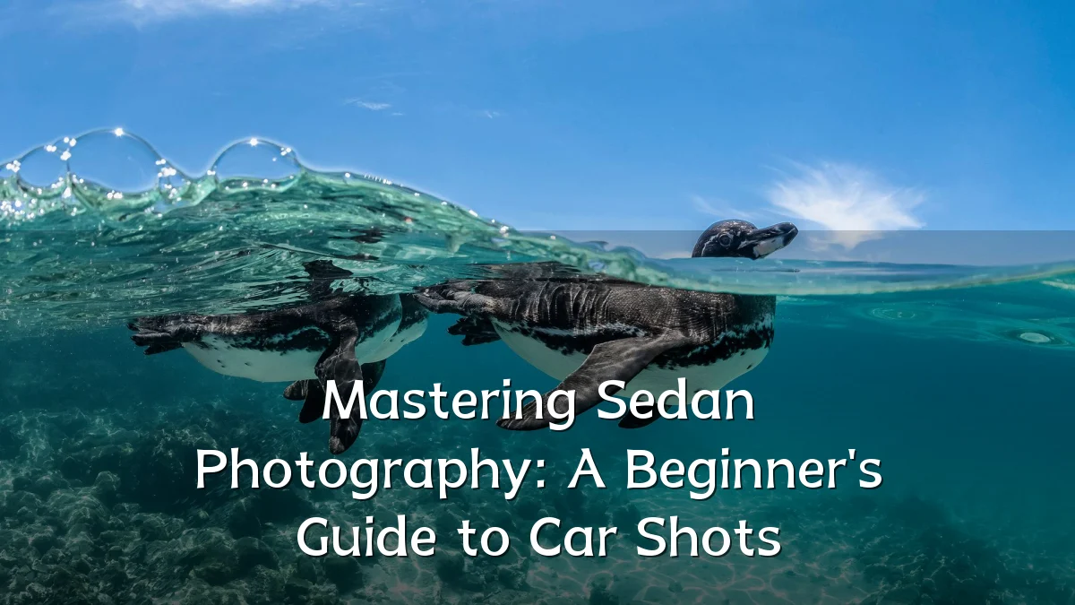 Mastering Sedan Photography: A Beginner's Guide to Car Shots