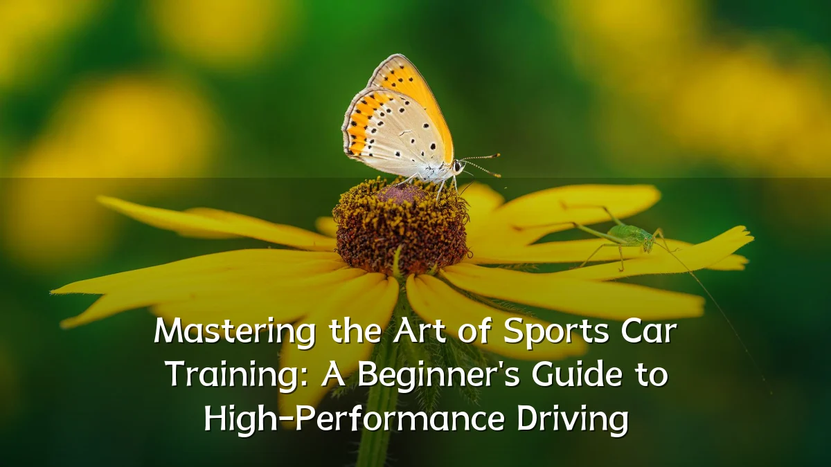 Mastering the Art of Sports Car Training: A Beginner's Guide to High-Performance Driving