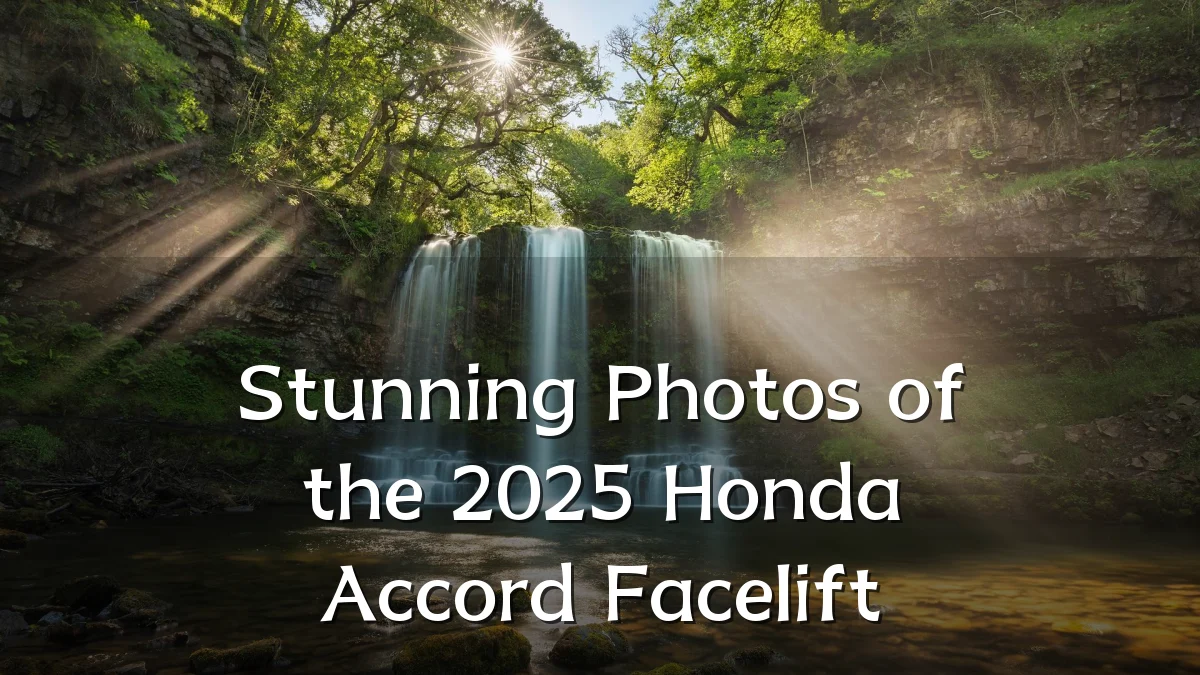 Stunning Photos of the 2025 Honda Accord Facelift